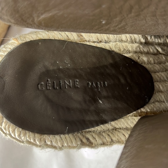 CELINE
Leather Espadrilles - Picture 6 of 6